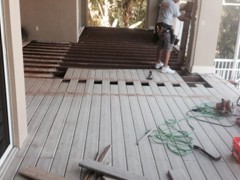 Removal of Faulty/aged Trex Decking
