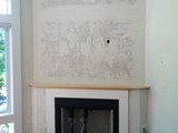 Sheetrock Fireplace Wall