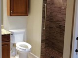Bathroom remodeled for accessibility