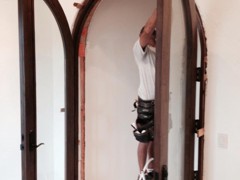 Custom Wineroom Door Install