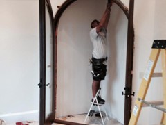 Custom Wineroom Door
